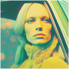 Faces in Cars IV (Alu Dibond)