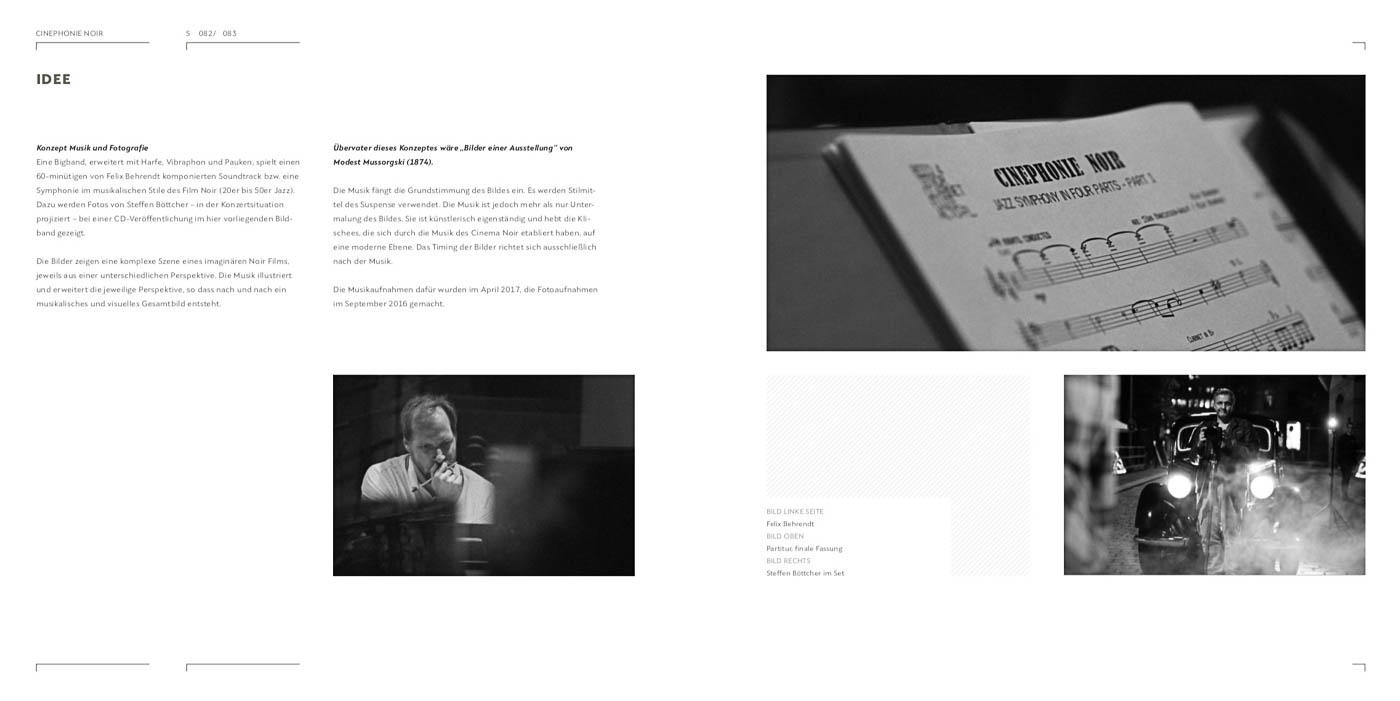 Earbook "Cinephonie Noir" (Bildband & CD)