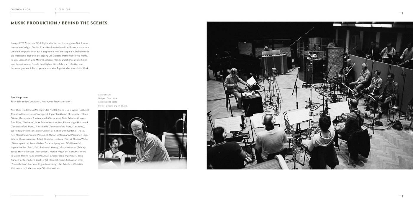 Earbook "Cinephonie Noir" (Bildband & CD)