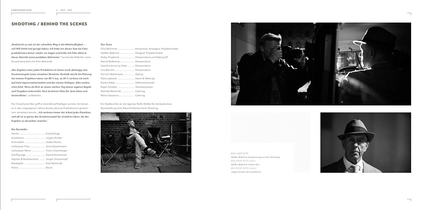 Earbook "Cinephonie Noir" (Bildband & CD)