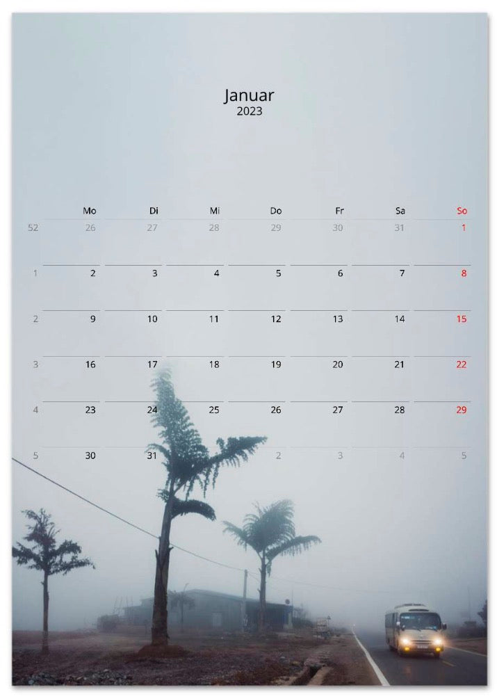 Wandkalender Vietnam 2023