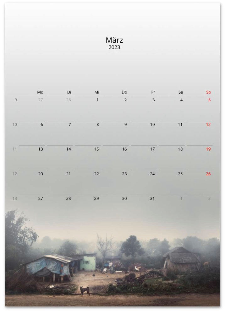 Wandkalender Vietnam 2023
