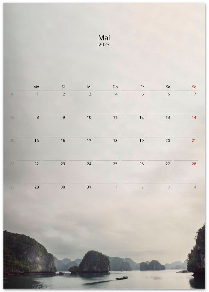 Wandkalender Vietnam 2023