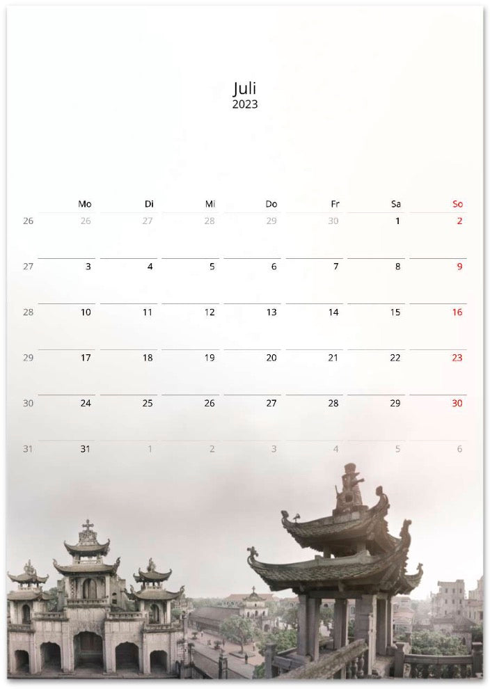 Wandkalender Vietnam 2023