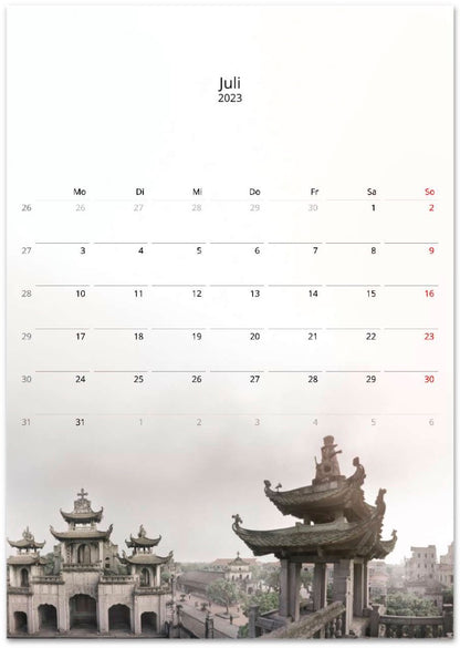 Wandkalender Vietnam 2023