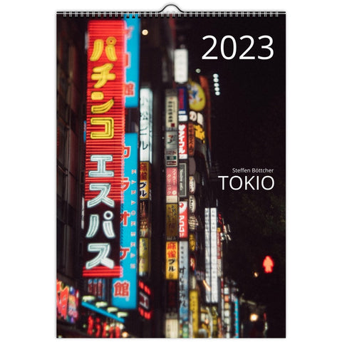 Wandkalender 2023 "Tokio" in A3